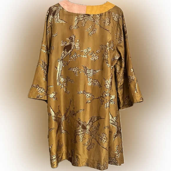Anthropologie Other - Anthropologie Eloise Till Blush Of Night Tallulah Bird & Floral Kimono
Robe